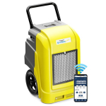 190 Pints Smart Wi-Fi Large Capacity Industrial Dehumidifier, Yellow image