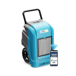 190 Pints Smart Wi-Fi Large Capacity Industrial Dehumidifier, Blue image