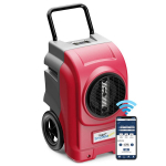 270 Pints Smart Wi-Fi Commercial Dehumidifiers with Pump, Red image