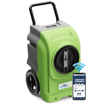 270 Pints Smart Wi-Fi Commercial Dehumidifiers with Pump, Green image