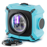 Air Scrubber HEPA Max 870 with UV-C Light Sterilization and 3-Stage Filtration, Blue image