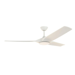 Gossamer 52" Indoor Fan with Light Kit and Remote Control, Matte White image