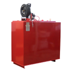 500-Gallon Double-Wall Cube Tank Package with 3:1 Oil Pump, Preset Digital Metered Control Handle image