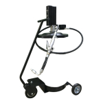 3:1 Portable Oil Dispenser for 16-Gallon Drums with Cart image