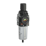 2000 Series 1/2" Module / Air Piggyback Filter / Regulator with Gauge and Display image