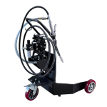 Portable, Air-Operated Oil Pump Package for 55-Gallon Drum with 1/2" Aluminum Diaphragm Pump image