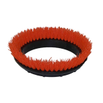 12" Scrub Brush, Orange .028" Bristle Diameter, Polypropylene image