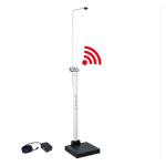 Apex Digital Clinical Scale, Sonar Height Rod, 600lb x 0.2lb / 300kg x 0.1kg, BT/WiFi, AC Adapter image