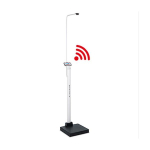 Apex Digital Clinical Scale, Sonar Height Rod, 600 lb x 0.2 lb / 300 kg x 0.1 kg, BT / WiFi image