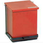 Step-On Can, 16 Qt, Red image