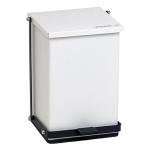 Step-On Can, 24 Qt, White image