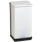 Step-On Can, 48 Qt, White image