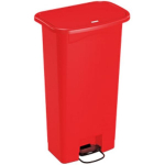 Waste Mate Plastic Waste Receptacle, 24 Gallon, Red image