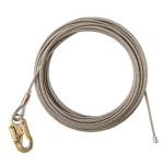 Wire Rope Lifelines 5/16" Diameter Stainless Steel, 100" image