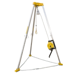 Complete Tripod System with 100' of Galvanized Steel Cable image