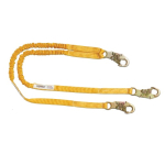 100% Tie-Off Decelerator Lanyard with Standart Locking Snaphook (One End) and Flat Alloy Steel Locking Snaphooks (Two Ends) image