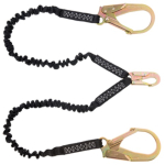 100% Tie-off No Pack Energy Absorbing Lanyard with Large Snaphooks 6 ft image