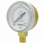 1.5" Dual Scale Gauge, Steel Case, 30PSI image