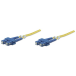 Fiber Optic Patch Cable, Duplex, Single-Mode, SC/SC, 9/125, OS2, 10.0 m (33.0 ft.), Yellow image
