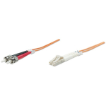 Fiber Optic Patch Cable, Duplex, Multimode, LC/ST, 62.5/125, OM1, 10.0 m (33.0 ft.), Orange image