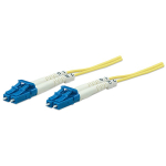 Fiber Optic Patch Cable, Duplex, Single-Mode, LC/LC, 9/125, OS2, 3.0 m (10.0 ft.), Yellow image