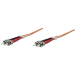 Fiber Optic Patch Cable, Duplex, Multimode, ST/ST, 62.5/125, OM1, 10.0 m (33.0 ft.), Orange image
