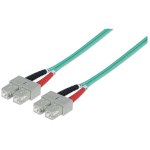 Fiber Optic Patch Cable, Duplex, Multimode, SC/SC, 50/125, OM3, 10.0 m (33.0 ft.), Aqua image