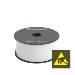 Electrostatic Discharge (ESD) Label Tape 2"x50', White image