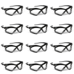 APEX Clear Foam Lined Safe-ty Glasses, Pack of 12 pcs image