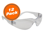 Clear Safety Glasses - Case of 12 image