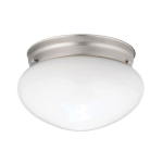 1-Light Flush Mount with Opal Glass image