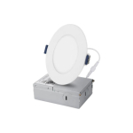 DLR Series Canless J-Box Downlight, 6", Damp Location image