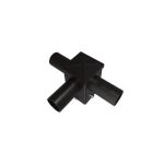 4" Horizontal Tri Tenon, 90 deg, Bronze image