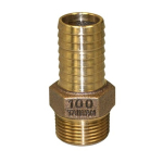 1" Light Duty No-Lead Bronze Male Adapter with Hex image