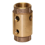 1" No-Lead Bronze Check Valve Control Center with Quad Tap image