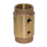 1-1/4" No-Lead Bronze Check Valve Control Center with Quad Tap image