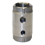 1" Stainless Steel Check Valve with Double Tap image