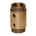 1-1/4" No-Lead Bronze Check Valve with Double Tap image