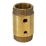 1-1/2" No-Lead Bronze Check Valve with Double Tap image