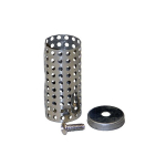 1" Stainless Steel Foot Valve Screen, End Cap & Screw image