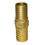 1" Insert x 1" Insert Yellow Brass No Lead Coupling image