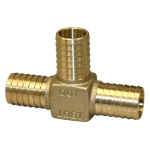 1" Insert x 1" Insert x 1" Insert Yellow Brass Plastic Pipe to MIP Tee image