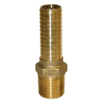 1" No-Lead Brass Extra Long Male Adapter with Hex image