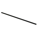 1/2" x 24" Economy Standard Black Tubing, 8-10-12 Gauge image