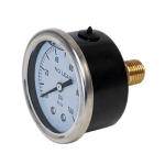 0-100 PSI - 2" Dial Pressure Gauge, 2 Increments image