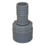 1" Insert x 1-1/2" MIP - Polyethylene Reducing Male Adapters image