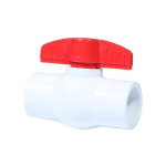 1" PVC Ball Valve, Glue On image