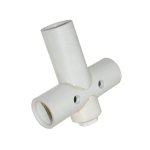 1" Female Iron Pipe (FIP) PVC Tank Tee, 5" Length, Schedule 120, (1) 1/2" Drain Hole image