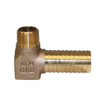 1" x 3/4" Male Iron Pipe (MIP) No-Lead Bronze Hydrant Elbow image