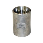 1" Extra Heavy Stainless Steel Drop Pipe Coupling, 2-1/2" Length image